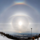 Illustration for article titled These Otherworldly Halos Turn Our Sun Into The Eye Of Sauron